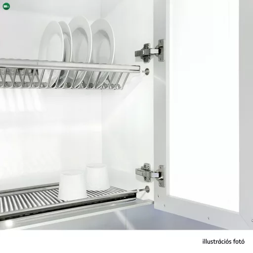 Edényszárító felső szekrénybe, rozsdamentes acél, KAPIO TYP 2