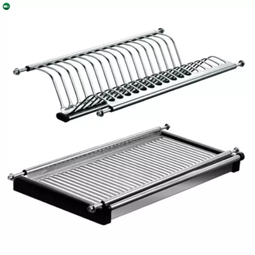 Edényszárító felső szekrénybe, rozsdamentes acél, KAPIO TYP 2