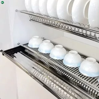   Edényszárító felső szekrénybe, rozsdamentes acél, KAPIO TYP 3