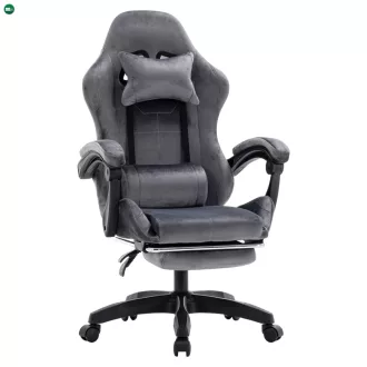 Irodai/gamer szék, szürke, LOPES