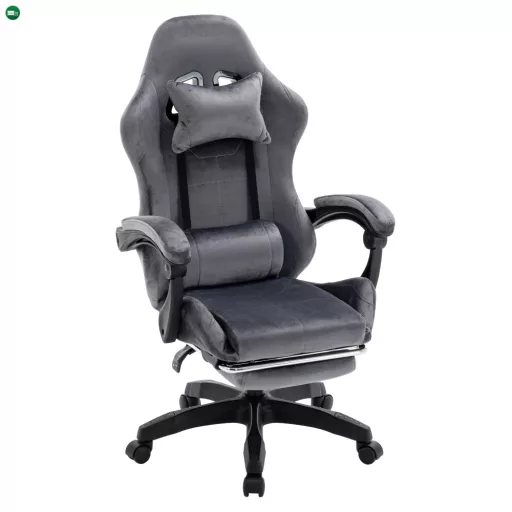 Irodai/gamer szék, szürke, LOPES