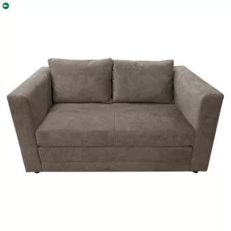 Kihúzható kanapé, szürkésbarna Taupe, BEJA