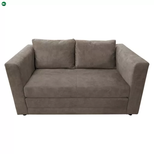 Kihúzható kanapé, szürkésbarna Taupe, BEJA