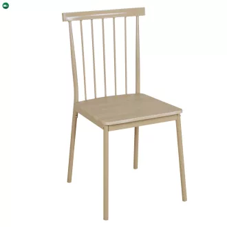 Étkezőgarnitúra 1+4, természetes bükk, SENDO