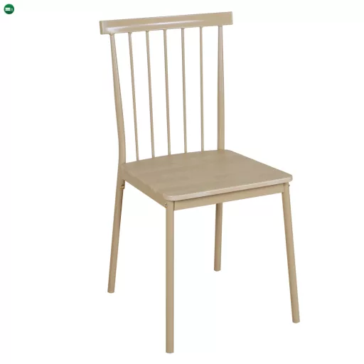 Étkezőgarnitúra 1+4, természetes bükk, SENDO