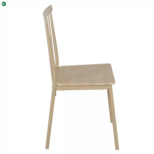 Étkezőgarnitúra 1+4, természetes bükk, SENDO