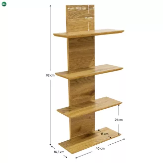 Fali polc, tölgy, ROBUS