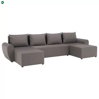   Univerzális ülőgarnitúra, szürkésbézs Taupe, DAKAR NEW U