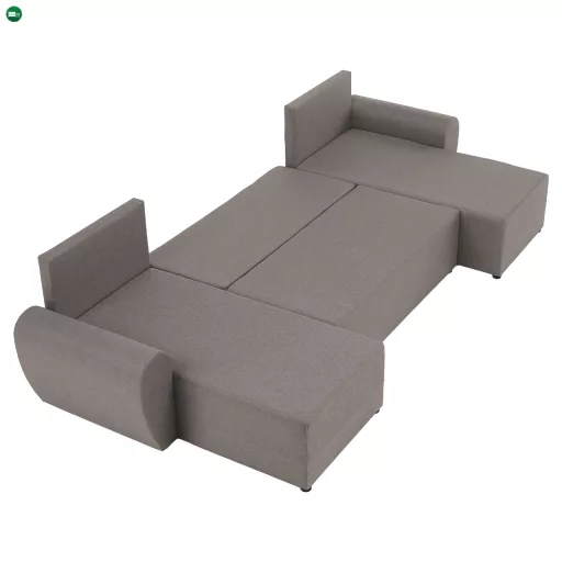 Univerzális ülőgarnitúra, szürkésbézs Taupe, DAKAR NEW U