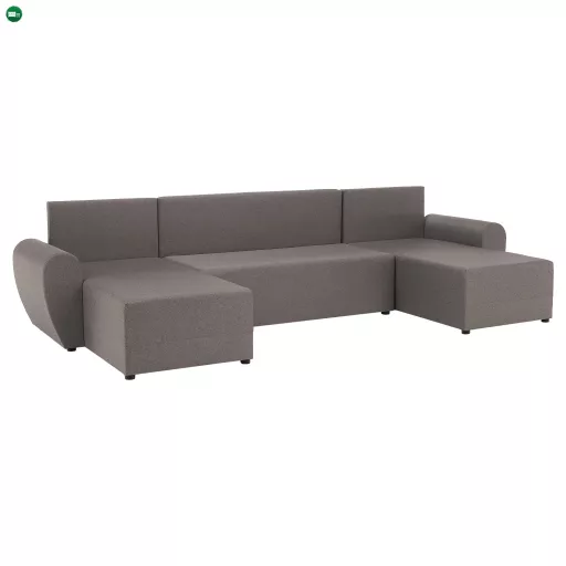 Univerzális ülőgarnitúra, szürkésbézs Taupe, DAKAR NEW U