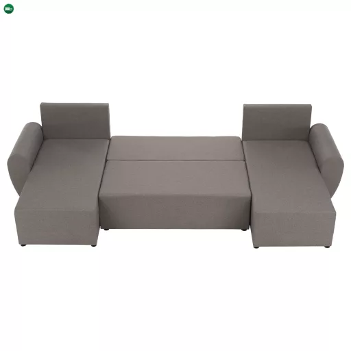 Univerzális ülőgarnitúra, szürkésbézs Taupe, DAKAR NEW U