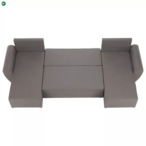 Univerzális ülőgarnitúra, szürkésbézs Taupe, DAKAR NEW U