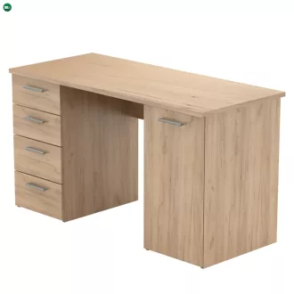 Íróasztal, artisan tölgy, EUSTACH