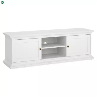 TV-asztal, fehér, PARIS 77810