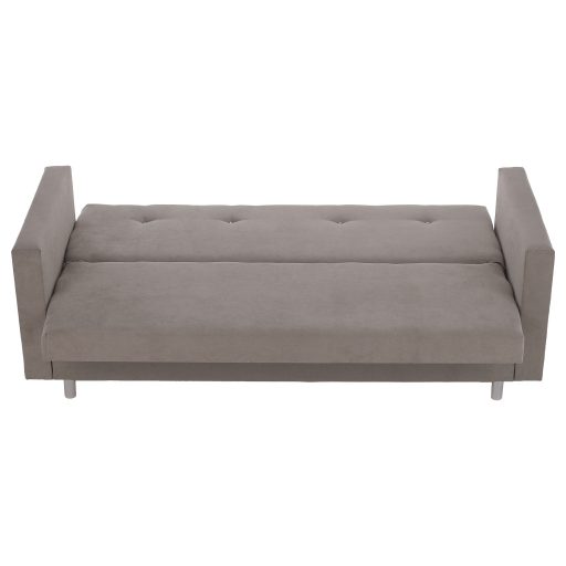 Kihúzható kanapé, szürkésbézs Taupe, LILANA