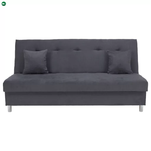 Kihúzható kanapé, szürke, ALADA