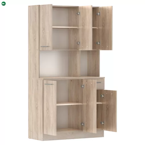 Hatajtós szekrény, sonoma tölgy, PELION NEW