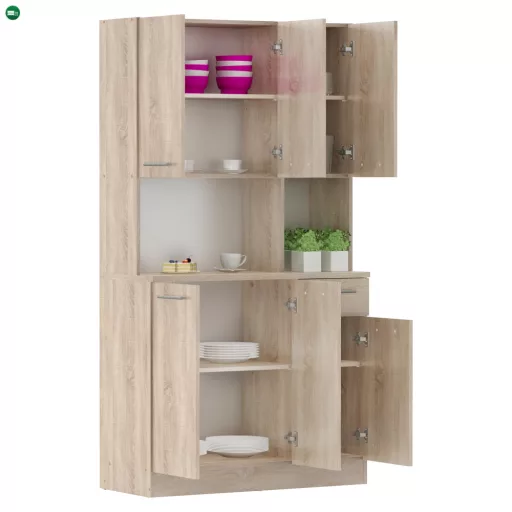 Hatajtós szekrény, sonoma tölgy, PELION NEW