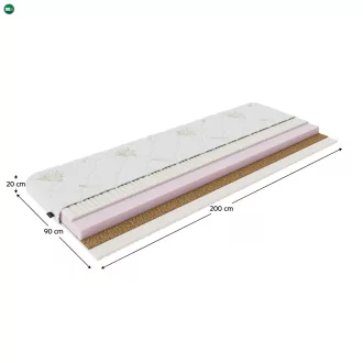 Matrac, habmatrac, 90x200, SILVERHARD NEW