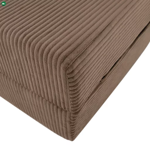 Összecsukható matrac/fotel, 2 az 1-ben, világosbarna, MALEN