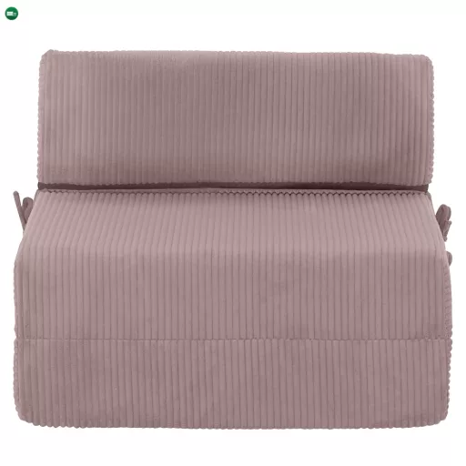 Összecsukható matrac/fotel, 2 az 1-ben, rózsaszín, MALEN