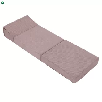 Összecsukható matrac/fotel, 2 az 1-ben, rózsaszín, MALEN