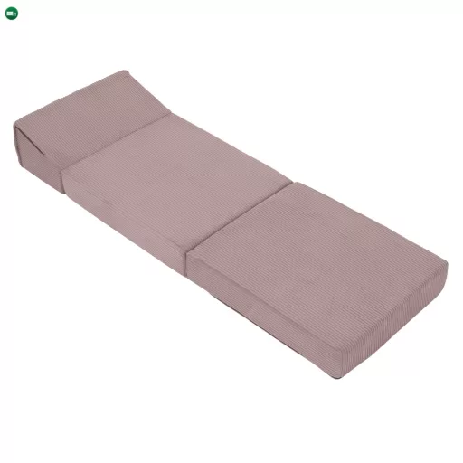 Összecsukható matrac/fotel, 2 az 1-ben, rózsaszín, MALEN