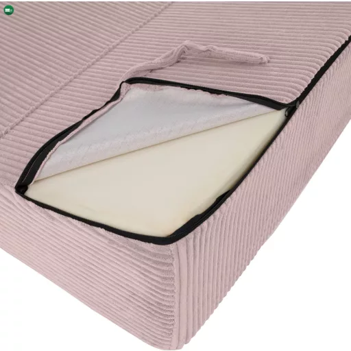 Összecsukható matrac/fotel, 2 az 1-ben, rózsaszín, MALEN