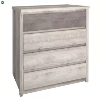 Komód 4S, nairobi gesztenye/onix, JESI NEW