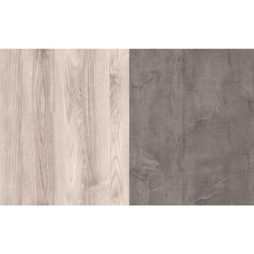 Alacsony vitrin 2D1W1S, nairobi gesztenye/onix, JESI NEW