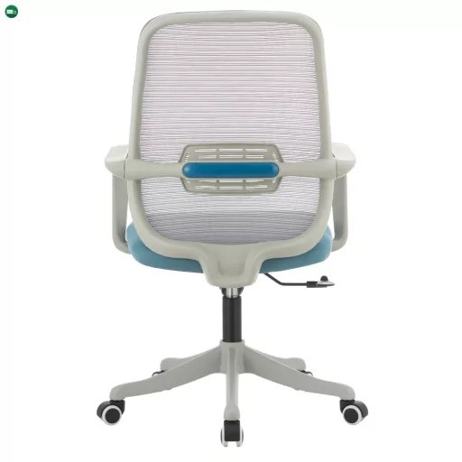 Irodai szék, szürke/kék, DERVIN