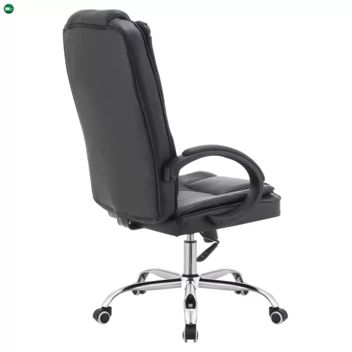 Irodai szék, fekete ekobőr, MADOX NEW