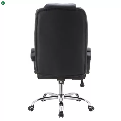 Irodai szék, fekete ekobőr, MADOX NEW