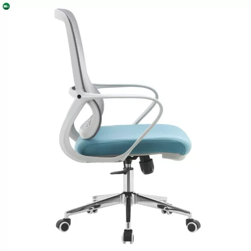 Irodai szék, szürke/kék, FOSTER TYP 2