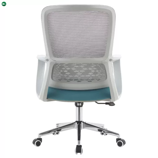 Irodai szék, szürke/kék, FOSTER TYP 2