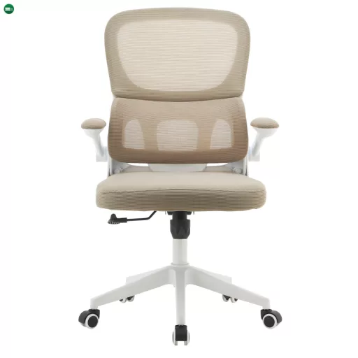 Irodai szék, bézs/fehér, RAKIN