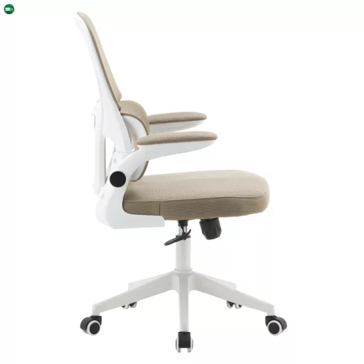 Irodai szék, bézs/fehér, RAKIN