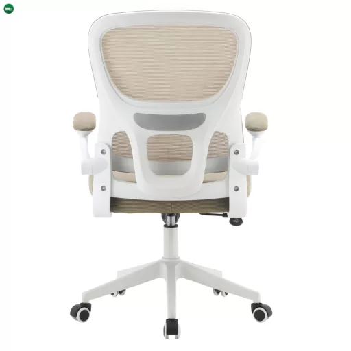 Irodai szék, bézs/fehér, RAKIN