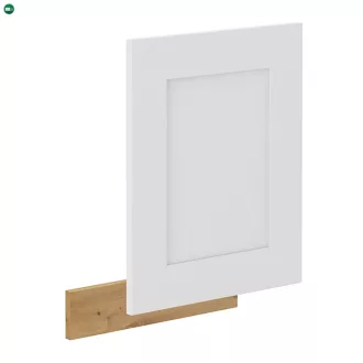   Ajtó mosogatógéphez, fehér/artisan tölgy, LULA ZM 570x446