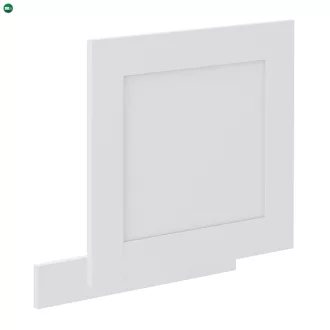 Ajtó mosogatógéphez, fehér/fehér, LULA ZM 570x596