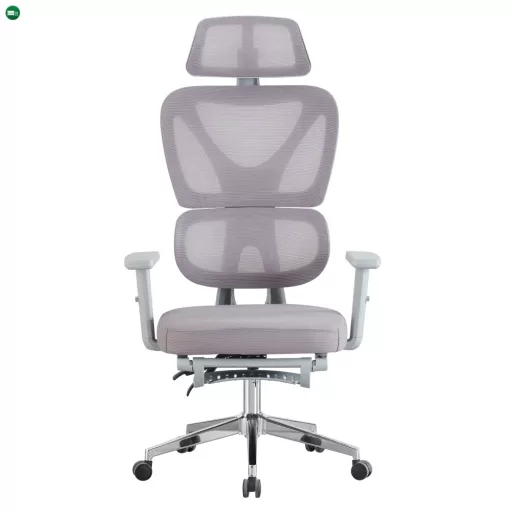 Irodai szék, szürke/króm, DEMOS