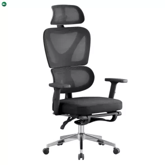 Irodai szék, fekete/króm, DEMOS