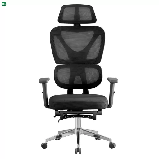 Irodai szék, fekete/króm, DEMOS