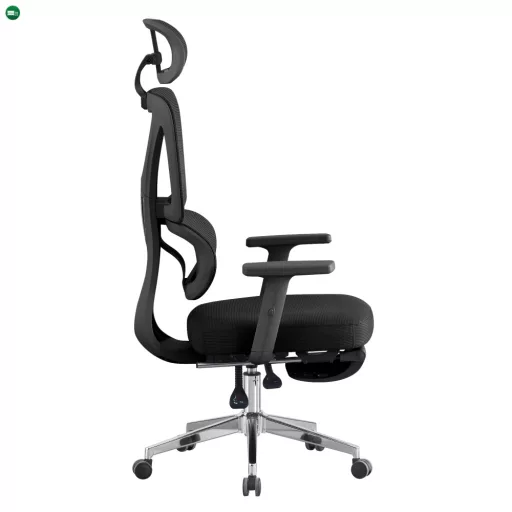 Irodai szék, fekete/króm, DEMOS