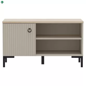   Cipősszekrény, szürkésbarna Taupe/silverjack tölgy, DOMCA 1D