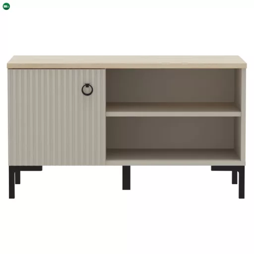 Cipősszekrény, szürkésbarna Taupe/silverjack tölgy, DOMCA 1D