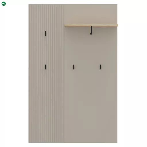 Akasztópanel 85, szürkésbarna Taupe/silverjack tölgy, DOMCA