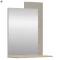 Tükör 65, szürkésbarna Taupe/silverjack tölgy, DOMCA