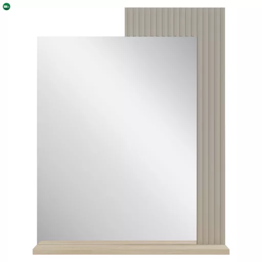 Tükör 65, szürkésbarna Taupe/silverjack tölgy, DOMCA