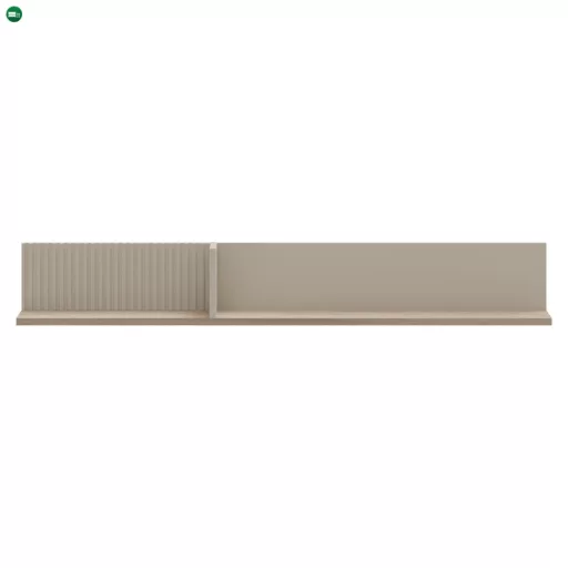 Fali polc 135, szürkésbarna Taupe/silverjack tölgy, DOMCA
